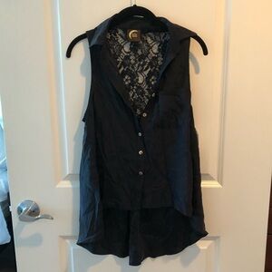 Blu Moon Sleeves Top